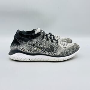 Nike Shoes Womens 8 Black Free RN Flyknit Running Athletic Sneakers Lightweight